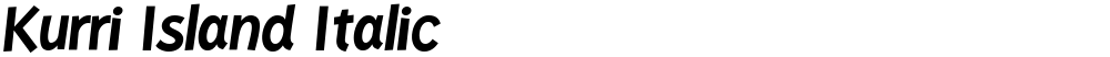 Kurri Island Italic