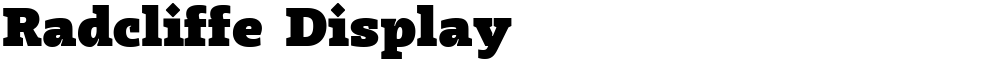 Radcliffe Display
