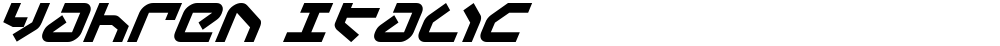 Yahren Italic