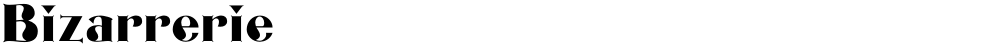 Bizarrerie