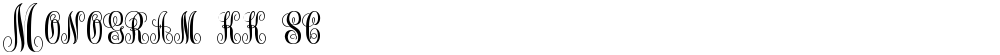 Monogram kk sc