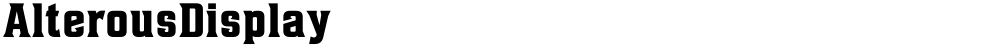 AlterousDisplay