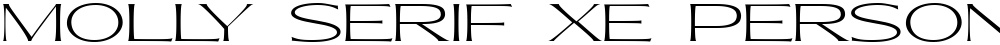 Molly Serif XE PERSONAL