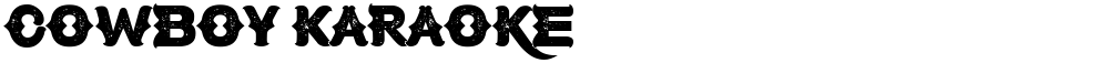 Cowboy Karaoke