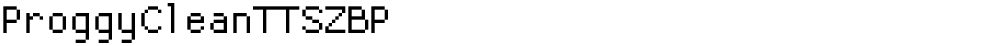ProggyCleanTTSZBP