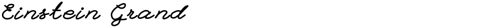 Einstein Grand