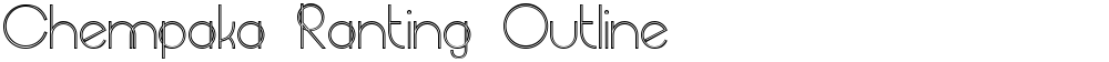Chempaka Ranting Outline