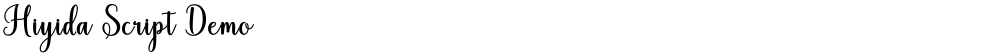 Hiyida Script Demo