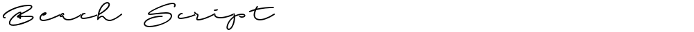 Beach Script