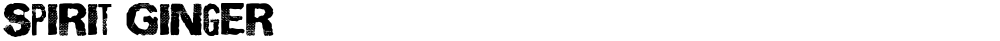 Spirit Ginger