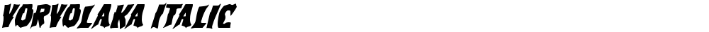 Vorvolaka Italic