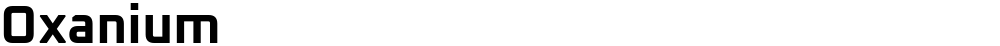 Oxanium