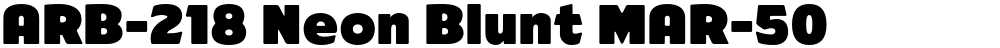 ARB-218 Neon Blunt MAR-50