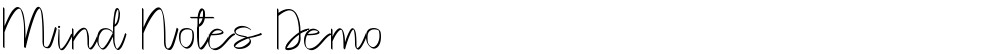 Mind Notes Demo
