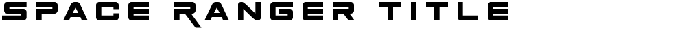 Space Ranger Title