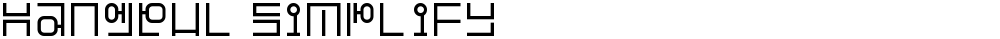 Hangeul Simplify