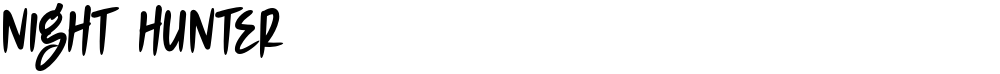 NIGHT HUNTER
