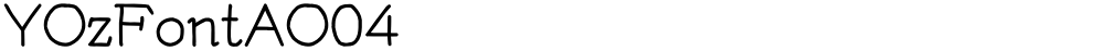 YOzFontAO04