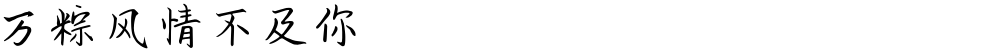 万粽风情不及你