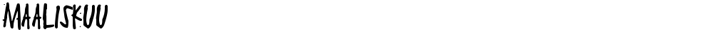 Maaliskuu