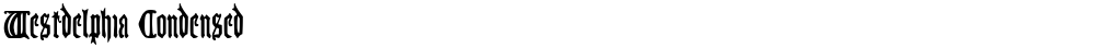 Westdelphia Condensed