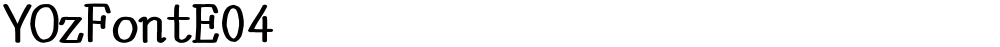 YOzFontE04