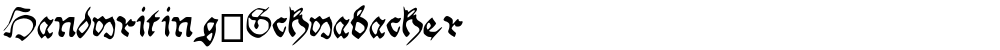 Handwriting_Schwabacher