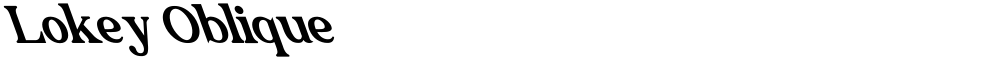 Lokey Oblique