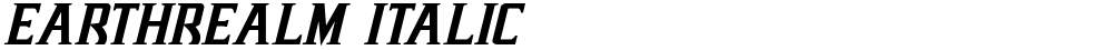 Earthrealm Italic