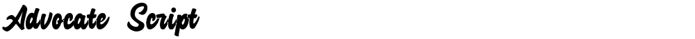 Advocate Script