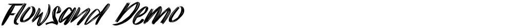 Flowsand Demo
