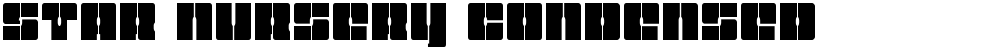 Star Nursery Condensed