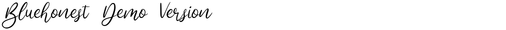 Bluehonest Demo Version