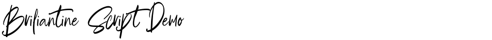 Briliantine Script Demo