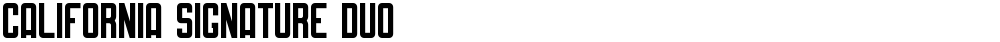 California Signature Duo