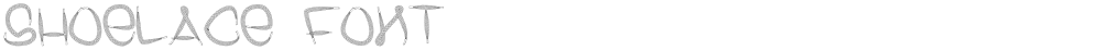 Shoelace Font