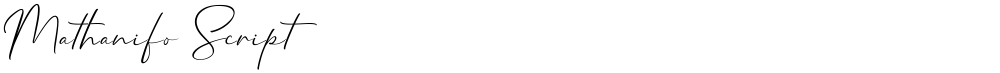 Mathanifo Script