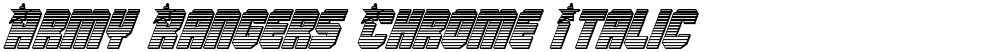 Army Rangers Chrome Italic