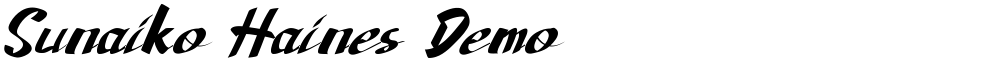 Sunaiko Haines Demo