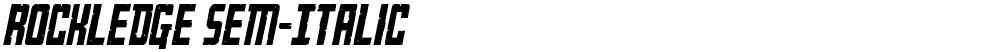 Rockledge Sem-Italic