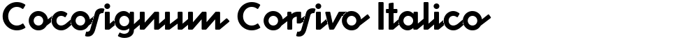 Cocosignum Corsivo Italico