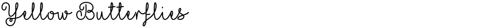 Yellow Butterflies