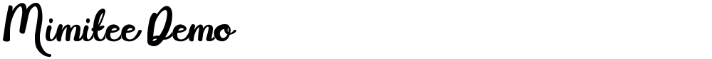 Mimitee Demo