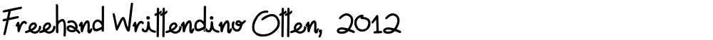 Freehand Writtendino Otten, 2012nitial releaseCJQ‘Ìˇ[^adkrux{ÇÖåìö°1ßÆµ 