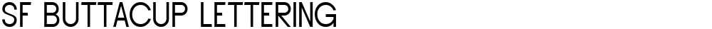 SF Buttacup Lettering
