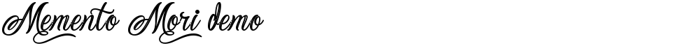 Memento Mori Demo