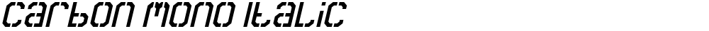 Carbon Mono Italic
