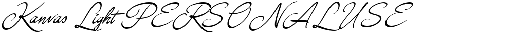 Kanvas Light PERSONAL USE