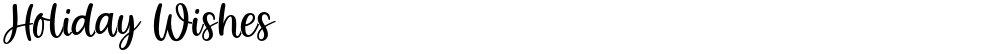 Holiday Wishes