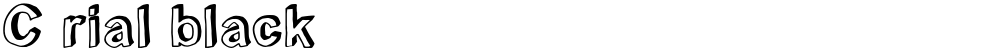 C rial black
